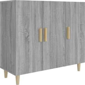 vidaXL Ντουλάπι Γκρι Sonoma 90 x 34 x 80 εκ. από Επεξεργασμένο Ξύλο