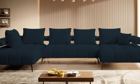 Γωνιακός καναπές Magnito Plus-Gkri Skouro-Δεξιά