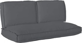 vidaXL Σετ μαξιλαριών 3 pcs Ανθρακί Ύφασμα Όξφορντ