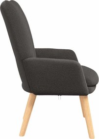 vidaXL Πολυθρόνα Σκούρο Γκρι 63 x 67 x 94 εκ.
