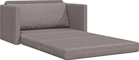 vidaXL Κρεβάτι καναπές 110cm Taupe ύφασμα
