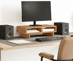 vidaXL Βάση Οθόνης Αρτισιανή Δρυς 50x27x15 εκ. από Επεξ. Ξύλο