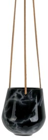 Κασπώ Κρεμαστό Marble PT3734BK 12,2x9,5cm Black Present Time Ceramic