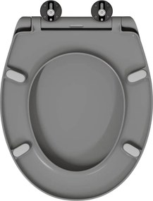 vidaXL Λεκάνη Γκρι 47 x 37 x 4 εκ Δυροπλάστ