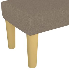 vidaXL Πάγκος Taupe 70 x 30 x 30 εκ. Υφασμάτινος