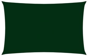 Πανί Σκίασης Ορθογώνιο Σκούρο Πράσινο 2,5x5 μ από Ύφασμα Oxford - Πράσινο