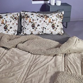 Κουβερτοπάπλωμα Notturno 26 Beige Kentia Μονό 160x220cm Silicon Fiber