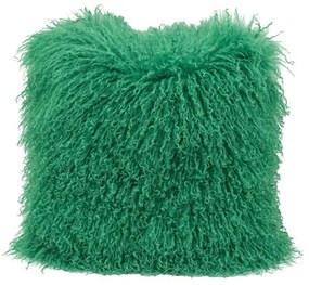 Artekko Pillow Μαξιλάρι Γούνα Ύφασμα Πράσινο (40.6x40.6x10.2)cm Artekko T70294