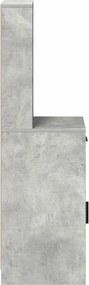 vidaXL Highboard Σκυρόδεμα Γκρι 41 x 40 x 135 εκ Επεξεργασμένο Ξύλο
