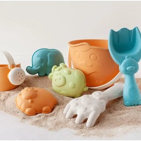 Σετ Κουβαδάκια Παραλίας Kiokids Βιοδιασπώμενα Φάρμα 7τμχ.