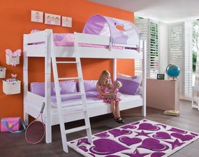 Σετ Κουκέτας Στεφανία - Λευκός Σκελετός - Λιλά