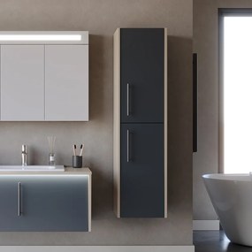 Στήλη INTENSE Ανθρακί MDF 18mm Λάκα 35 3CINT3BSANTM κρεμαστή - 3CINT3BSANTM