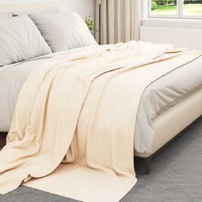 vidaXL Ριχτάρια 6 pcs Κρεμ 240 x 220 cm Μαλλί