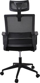 BF2020 Πολυθρόνα Γραφείου Διευθυντή Mesh Μαύρο   1τμχ