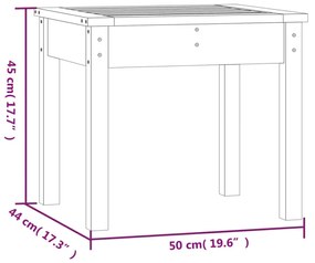 ΠΑΓΚΑΚΙ ΚΗΠΟΥ ΛΕΥΚΟ 50X44X45 ΕΚ. ΑΠΟ ΜΑΣΙΦ ΞΥΛΟ ΠΕΥΚΟΥ 823991