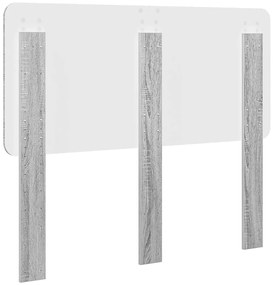 vidaXL Κεφαλάρι Γκρίζο Σονομα 120 cm Επεξεργασμένο ξύλο