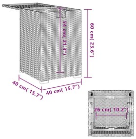 ΚΑΛΥΜΜΑ-ΤΡΑΠΕΖΙ ΦΙΑΛΗΣ ΠΡΟΠΑΝΙΟΥ ΜΠΕΖ 40X40X60 ΕΚ. ΣΥΝΘ. ΡΑΤΑΝ 366297