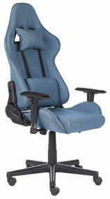 Καρέκλα gaming Berwyn 936, Μπλε, 122x62x62cm, 17 kg, Με μπράτσα, Με ρόδες, Μηχανισμός καρέκλας: Κλίση | Epipla1.gr