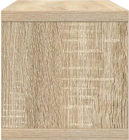 vidaXL Ράφι Αποθήκευσης CDs Sonoma Δρυς 40 x 17 x 17 εκ.