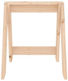 vidaXL Σκαμπό 2 τεμ. 40 x 40 x 45 εκ. από Μασίφ Ξύλο Πεύκου
