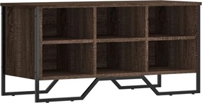 vidaXL Παπουτσοθήκη Καφέ Δρυς 90x38x45,5 εκ. από Επεξεργ. Ξύλο
