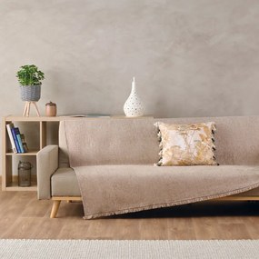 Ριχτάρι Tura 18 Beige Kentia Τετραθέσιο 180x340cm Ακρυλικό,Βαμβάκι, Polyester