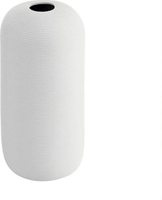 Βάζο κεραμικό λευκό Υ14,5x∅8εκ.