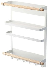 Βάση Οργάνωσης Μαγνητική Tosca LBTYMZK2559 32x10x36cm White-Natural Yamazaki Steel,Wood