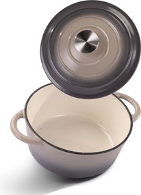 Κατσαρόλα Εμαγιέ 22x9.5cm 2.7lt Lamart IRON LT1301