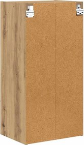vidaXL Κρεμαστό ντουλάπι Artisan Oak 40 x 29,5 x 80 εκ.