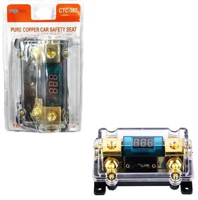 PerVoi Ασφαλειοθήκη με ψηφιακό βολτόμετρο CTC-387 - Digital Fuse Holder