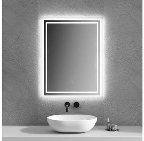 Καθρέπτης Μπάνιου LED IP44 Λευκό Duetto Nova 67-7090 Gloria-67-7090-Λευκό 67-7090