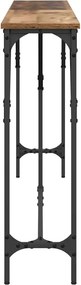 vidaXL Τραπέζι κονσόλας Παλιό Ξύλο 180 x 23 x 75 cm