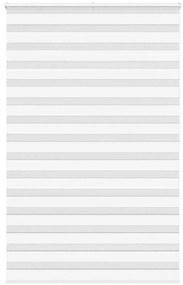 vidaXL Ζέβρα τυφλή Λευκό Πλάτος υφάσματος 145,9 εκ. Πολυεστέρας