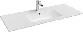 Νιπτήρας Flat Bianco Ceramica White-Μήκος: 120.5 εκ.