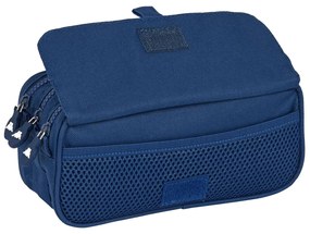 Τριπλή Κασετίνα Kappa 21,5 x 10 x 8 cm Ναυτικό Μπλε