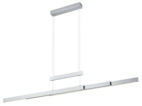 Φωτιστικό Οροφής - Ράγα Led Trajan 375310507 Nickel Trio Lighting Metal