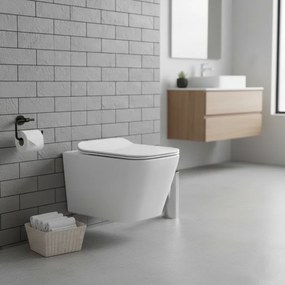 Siamp Smart White Rimless - Κρεμαστή Λεκάνη