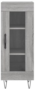 vidaXL Ντουλάπι Γκρι Sonoma 34,5x34x90 εκ. από Επεξεργασμένο Ξύλο