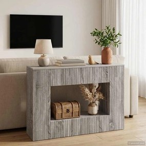 vidaXL Τραπέζι κονσόλας Γκρι Σονομά 101 x 29 x 74 εκ.