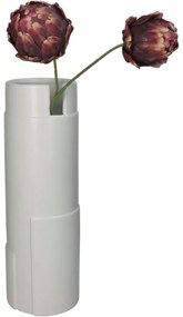 Βάζο ArteLibre Λευκό Κεραμικό 12.5x12.5x35.5cm