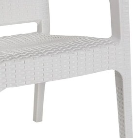 Καρέκλα - Πολυθρόνα Halcyon PP λευκό 57.5x59.5x86 εκ.