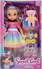 Σετ κούκλα με αξεσουάρ ομορφιάς - RX117A-214 - 917447