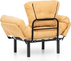 Πολυθρόνα Μουσταρδί NITTA SINGLE 70x95x85