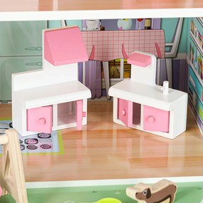 Ξύλινο Κουκλόσπιτο KX6484_1 IKONKA