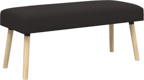 vidaXL παγκάκι Μονόχρωμο Μαύρο 110 x 40 x 46 cm Μπουκλέ