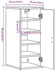 ΠΑΠΟΥΤΣΟΘΗΚΗ ΠΑΛΙΟ ΞΥΛΟ 32 X 35 X 70 ΕΚ. ΑΠΟ ΜΟΡΙΟΣΑΝΙΔΑ 856704