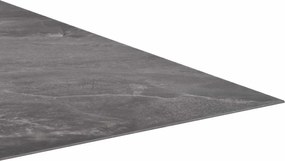 vidaXL Πλάκες Δαπέδου 55 pcs Μαύρο 5,11 τ.μ. PVC
