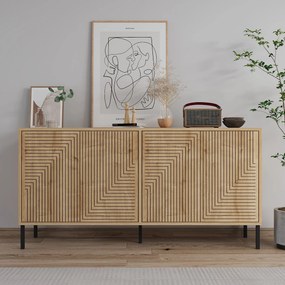 Κονσόλα Sapphire Δρυς DOZOTER 150x36x75