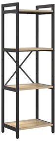 vidaXL Βιβλιοθήκη Sonoma Δρυς 40 x 30 x 118 εκ Επεξεργασμένο ξύλο